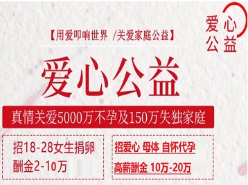 隆回捐卵助孕生子 爱心志愿者招募
